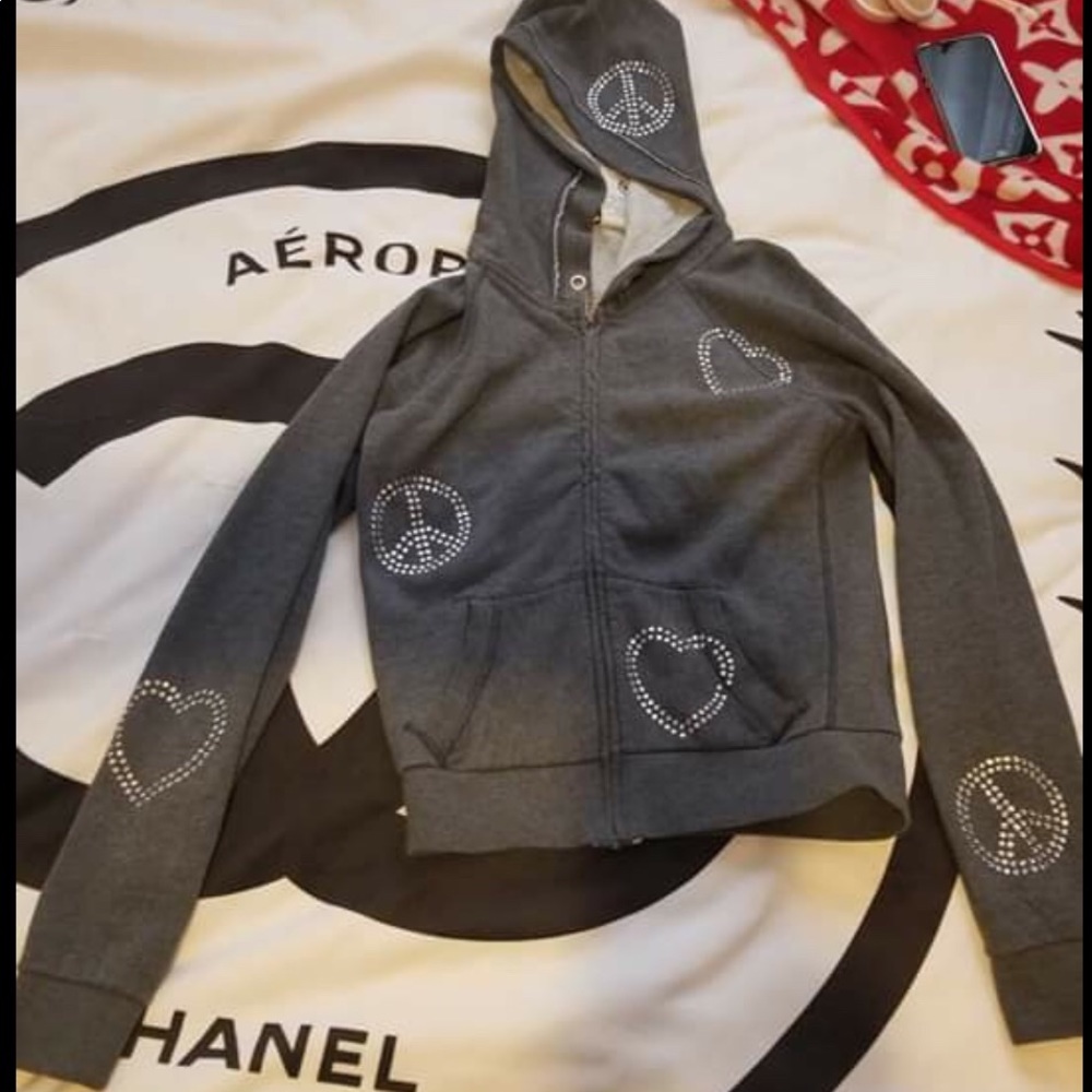 Vs PINK zip up hoodie
